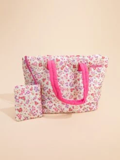 Floral Printed Puffer Bag -Women Clothing Shop 246e0e23319b67cd455f7587360316e8