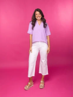 Zenana Acid Washed High Waist Frayed Hem Straight Leg Crop| S - XL 10 Zenana Acid Washed High Waist Frayed Hem Straight Leg Crop| S - XL -Women Clothing Shop 2481bf5717621a901e96740cfcefbe2b