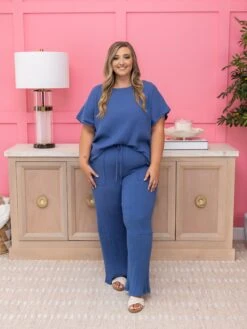 Wide Leg Pants W/ Pockets | S-3XL Set W/ SKU54378 -Women Clothing Shop 25028dd8fe724e25920e8413b33bdb0d