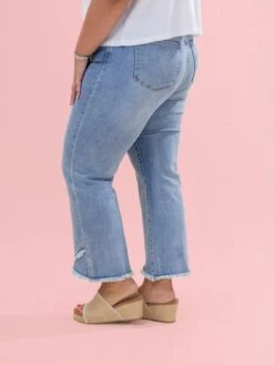 Diva Denim High Rise Cropped Straight Leg Tulip Hem Jeans | 0 - 20 -Women Clothing Shop 26065ca715ba44a13541f762f4f9ac60