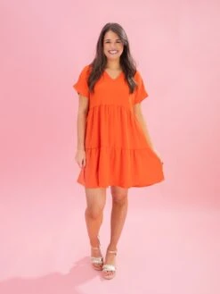 Airflow Tiered Knee Length Dress By DD Design | S-3XL -Women Clothing Shop 2768a725058a67ee4b19445172e73aa4