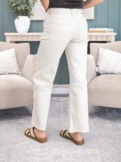 Risen Tummy Control Mid Rise Fit Ankle Baggy Pants | 0-3X -Women Clothing Shop 27e1b56ca2659722bce0efad3512f246