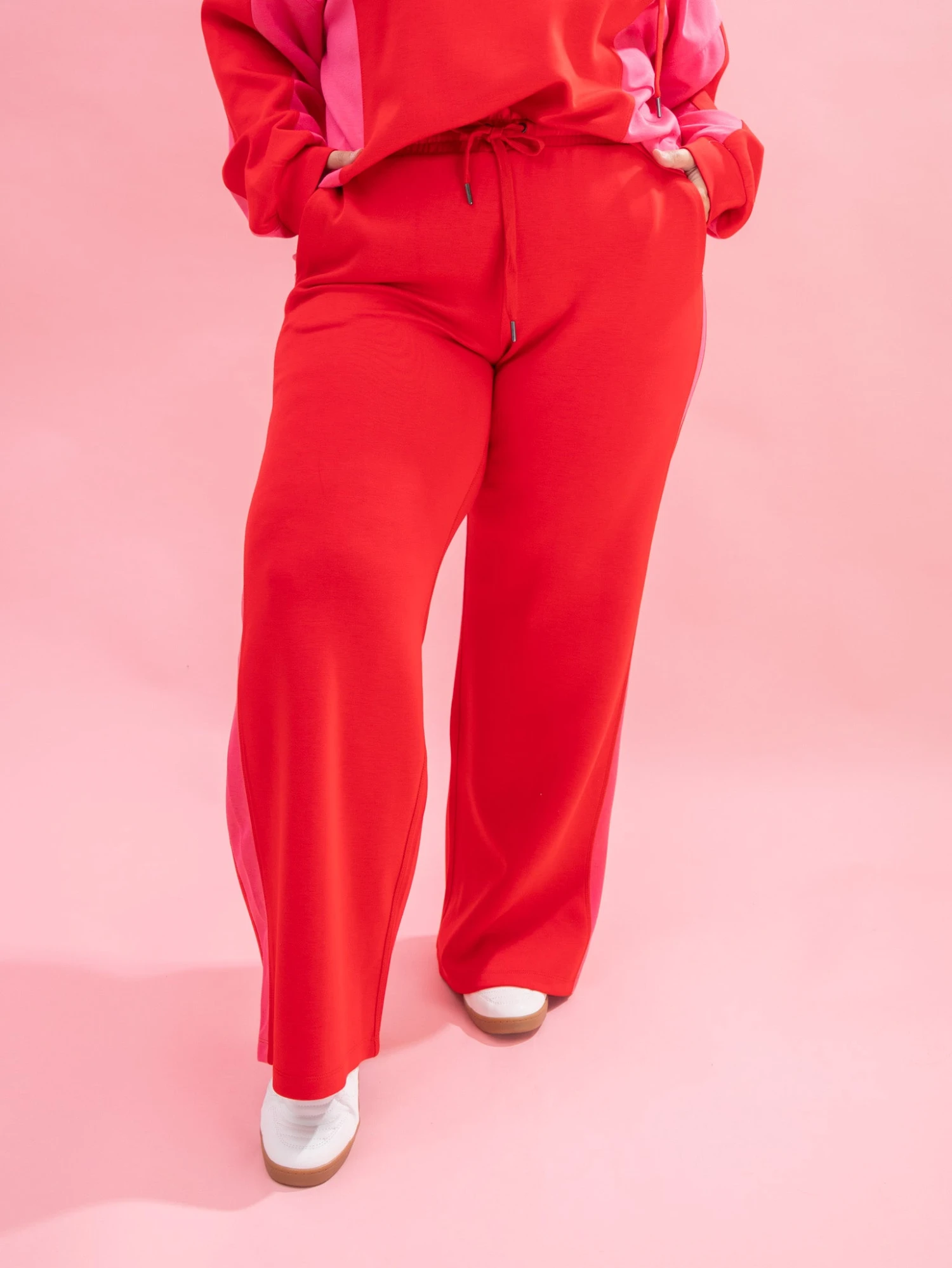 Luxe Scuba Color Block Wide Leg Pants DD Design | S-3XL 8 Luxe Scuba Color Block Wide Leg Pants DD Design | S-3XL - Image 8