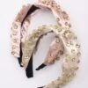 Stone Studded Mid Knot Headband