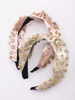 Stone Studded Mid Knot Headband
