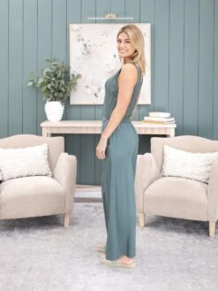 Zenana Elastic Band Woven Pants With Pockets | S - L Pair W/ Sku59293 -Women Clothing Shop 2827147bde6b467d3df82d38a81bafa0