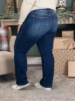 Judy Blue Mid Rise Side Seam Detail Straight Jean | 0-24 -Women Clothing Shop 29be6de271b26f9658c8ecc0c1545e41