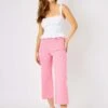 Judy Blue High Waist Garment Dyed Tummy Control Crop Wide | 0 - 24