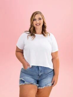 Diva Denim High Rise Tulip Fray Hem Short | XS - 3XL -Women Clothing Shop 29dc8a6e74fe849587c6c57fbf81b1c6