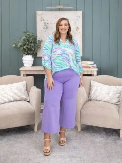 Dear Scarlett "Magic" Stretch Pull On Wide Leg Crop Pants | S-3X -Women Clothing Shop 2a23873cb4015eaf38b3d4db1a3195c8