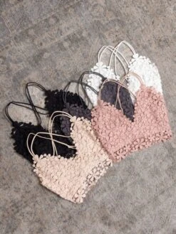 Crochet Lace Bralette | S-L Summer Concerts & Festivals