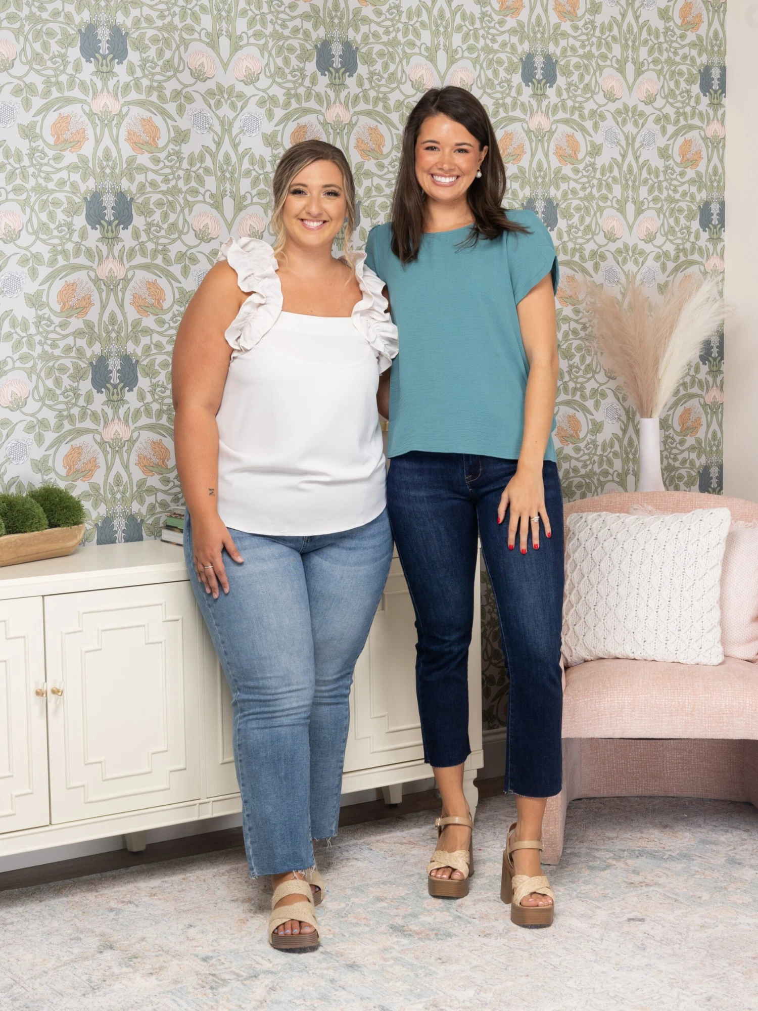 Risen Mid Rise Crop Straight Raw Edge Hem Jeans | 0-3X 1 Risen Mid Rise Crop Straight Raw Edge Hem Jeans | 0-3X