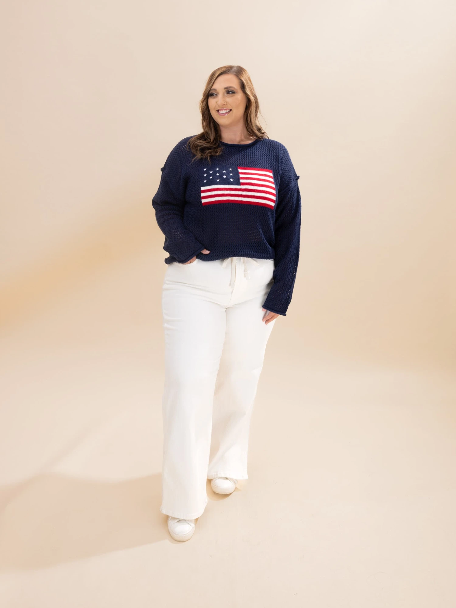 Waist Strap Detail Stretch Side Slit Wide Leg Jeans | S-XL 7 Waist Strap Detail Stretch Side Slit Wide Leg Jeans | S-XL - Image 7