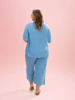 Slub Ribbed Crop Pants By DD Design | S-3XL Pair W/ Sku63651 -Women Clothing Shop 2f65f9b32136529ed80bbefc4c3a6a9f