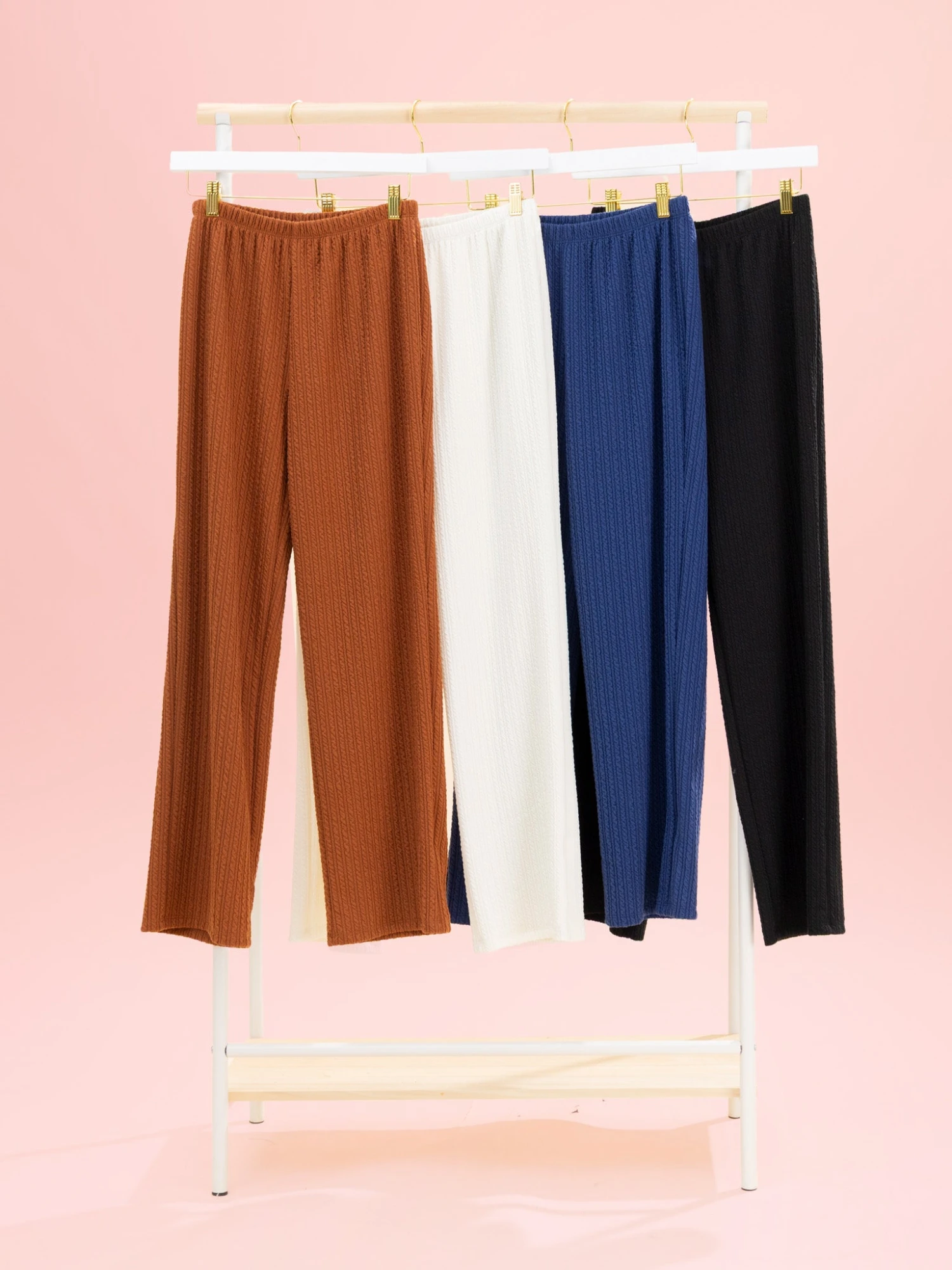 Golden Rib Elastic Waist Pants W/ Pockets By DD Design | S-3XL Pair W/ Sku64074 18 Golden Rib Elastic Waist Pants W/ Pockets By DD Design | S-3XL Pair W/ Sku64074 - Image 18