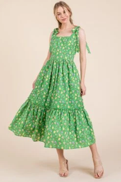 Fruit Tiered Midi Sundress | S - L GeeGee