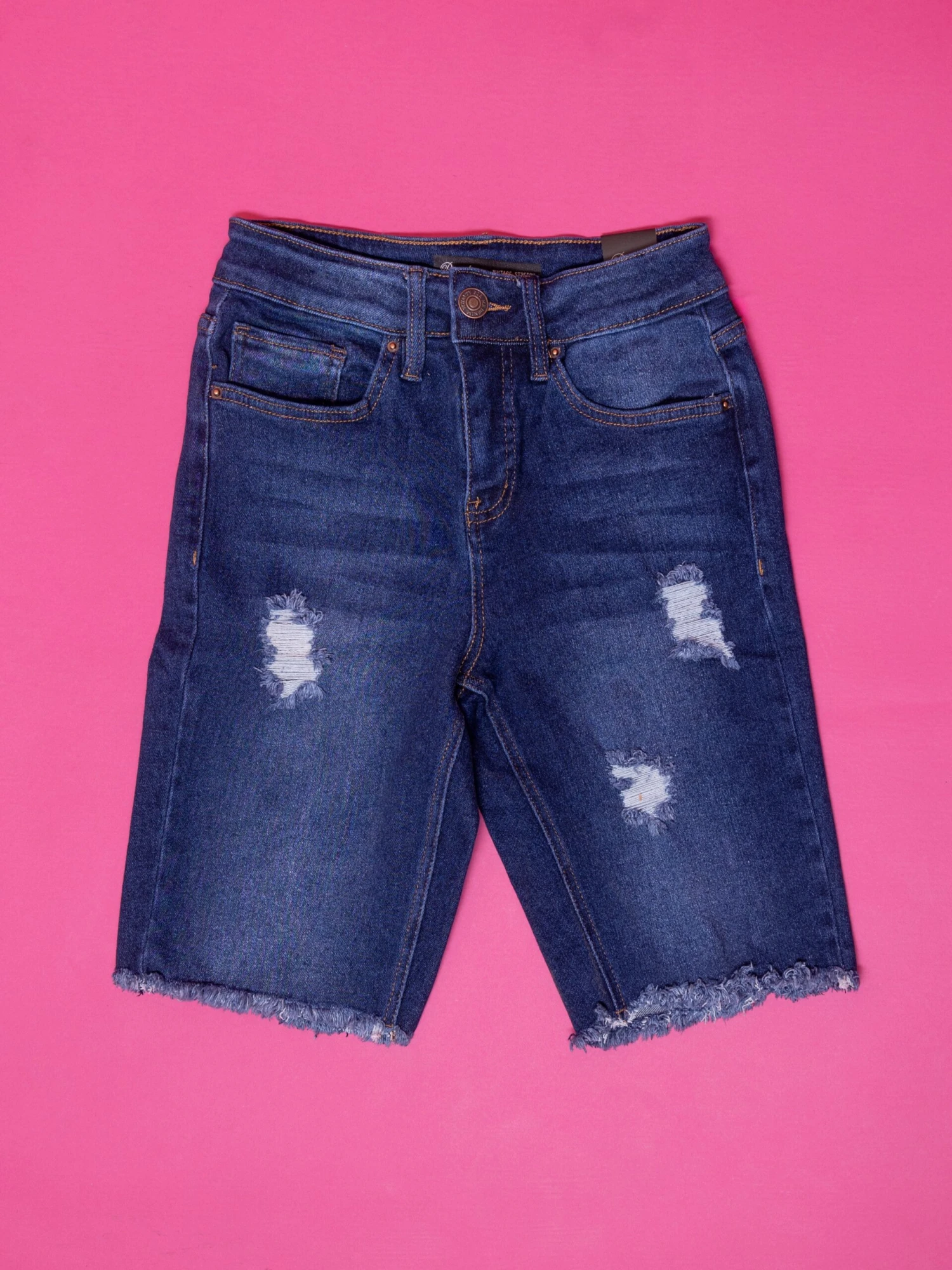 YMI Vintage Fray Hem Bermuda Shorts | 4-16 1 YMI Vintage Fray Hem Bermuda Shorts | 4-16