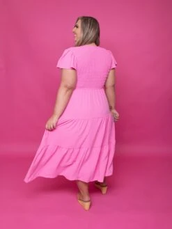 Flutter Sleeve V Neck Smocked Midi Dress | S-3X 10 Flutter Sleeve V Neck Smocked Midi Dress | S-3X -Women Clothing Shop 2h9T53rCslLA4axDxtR7CE99xc7rlP1xPf0HXdrE