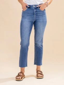 Risen Tummy Control High Rise Crop Straight Leg Jeans | 0-3XL -Women Clothing Shop 3015f1fc4b3388f066b3fb0c0506fc8e