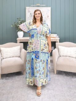 Printed Maxi Vacation Ready Dress W/ Tassel Trims | S-3X -Women Clothing Shop 30414ae723daae86b3ac9084621707c5
