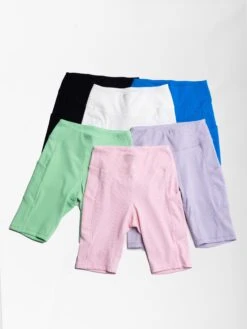 Rae Mode Ribbed Biker Shorts W/ Pockets | S-3X