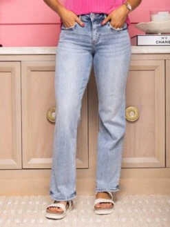 Lovervet Mid Rise Slim Wide Jeans | 0-22 -Women Clothing Shop 31a2ff104ab47dfc479bca5bab310fae 1