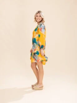 Printed Long Sleeve Midi Dress | S-XL Fall Preview -Women Clothing Shop 32919306fafa69f37893d5dc5498abd0