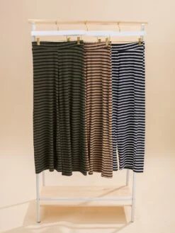 Ribbed Stripe Pants | S-3XL Pair W/ Sku62267