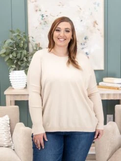 Round Neck "Perfect Knit" Tunic Sweater By DD Design | S/M - 2X/3X -Women Clothing Shop 36132c8f7c1d949d3df1939e595bf8f2