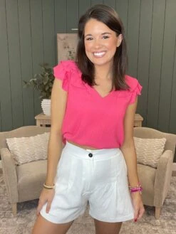 STACCATO Button Front Elastic Waist Shorts | S - L