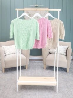 Vintage Washed Cable Knit Sweater | S-XL BiBi