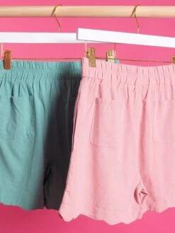 Wavy Hem Elastic Banded Shorts | S-3X Set W/ Sku52223 -Women Clothing Shop 363edfa55d2dcc9ef3fae1af4105b24a