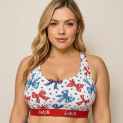 Arya Patriotic Racerback Bralette | S/M - 2X/3X JadyK -Women Clothing Shop 3741e1f3c2ef9cf0c39508e99c189897
