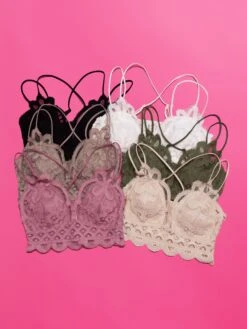 Zenana Crochet Lace Bralette W/ Pads | S - 3X