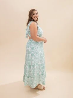 Sleeveless Square Neck Floral Maxi Dress | S-3XL -Women Clothing Shop 389164d71051793b657a1c142d7e0445