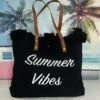 Summer Vibes Canvas Tote - Lake Life *Final Sale*