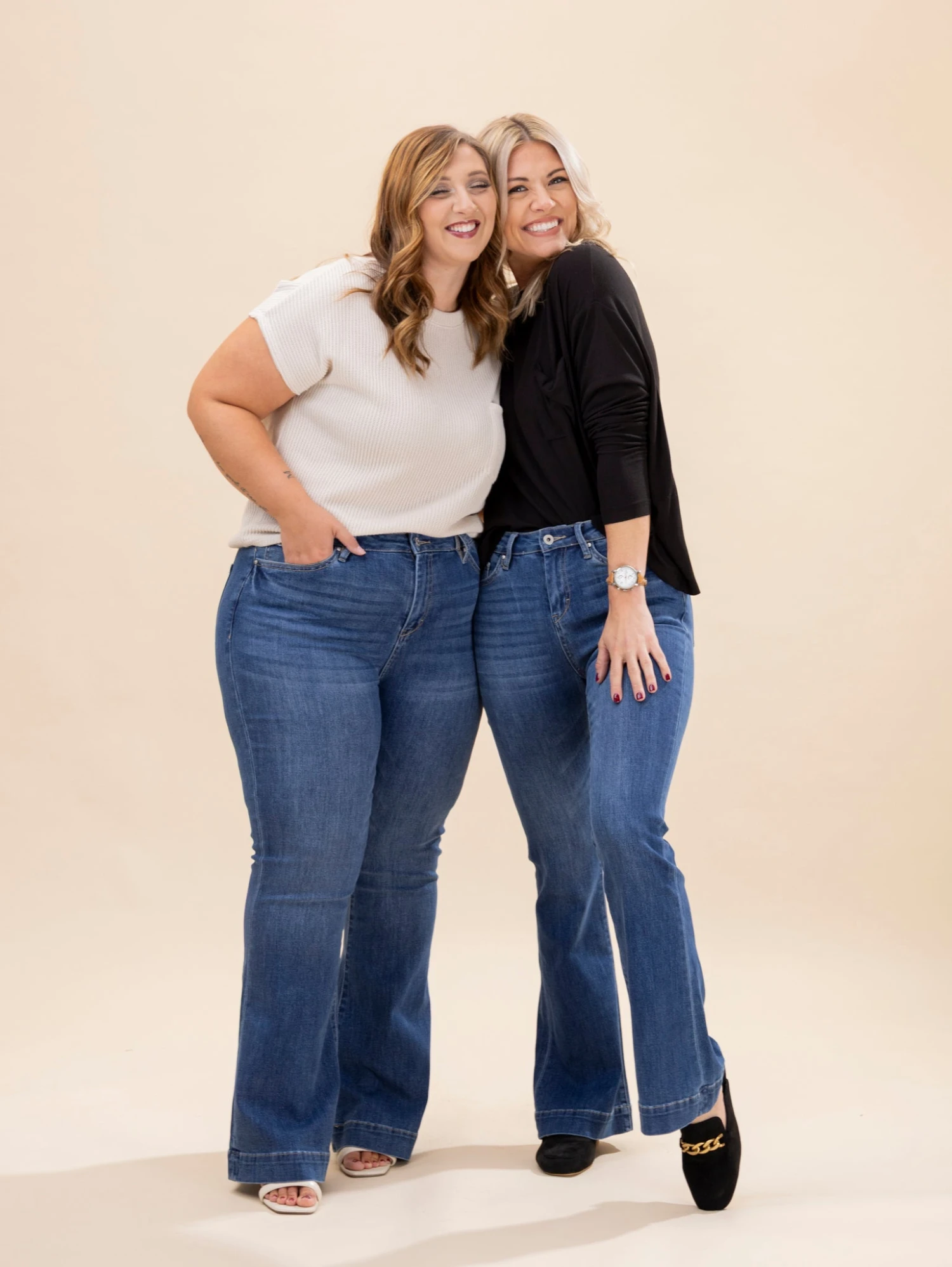 Mica Denim High Rise Flare Trouser Hem Jeans | 0-15 6 Mica Denim High Rise Flare Trouser Hem Jeans | 0-15 - Image 6