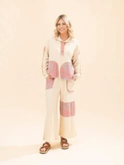 Mixed Print Mineral Washed Wide Leg Pants | S-L Pair W/ Sku63795 -Women Clothing Shop 3a73e481266a801b0cf8bf0f8e8f5f55