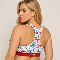 Arya Patriotic Racerback Bralette | S/M - 2X/3X JadyK -Women Clothing Shop 3a893c299494e799f61b04f5d689e712