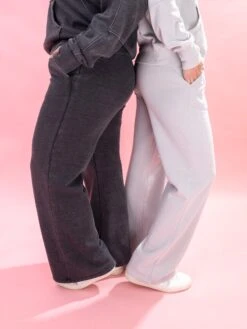 Lived In Wide Leg Garment Washed 32" Pants By DD Design | S-3XL -Women Clothing Shop 3bbbe00994decbead022e1750d238072