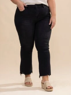 Mica Denim Nolana High Rise Crop Flare Jeans | 0-22 -Women Clothing Shop 3c34f705126876d112c909002f4d47ff