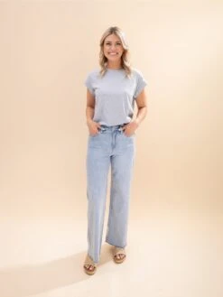 Mica Denim Super High Wide Leg Raw Hem Jean | 0-15 -Women Clothing Shop 3c3b45df0e836ebc243e837083d7cbb9