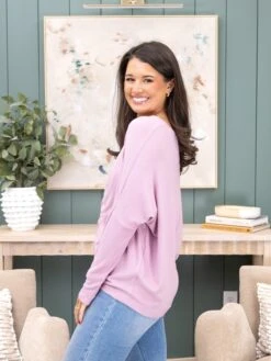 Brushed Center Cinched Top | S - 3XL *Final Sale* -Women Clothing Shop 3d49ac1eacd8de16532b337e8061fcb6