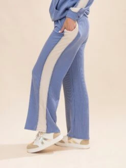 Raised RibCasual Pants With Elastic Waist | S-3XL Pair W/ Sku63513 -Women Clothing Shop 3d56eeb74516a97dc08f076c0feacd76