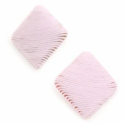 Thread Wrapped Geometric Shaped Earrings