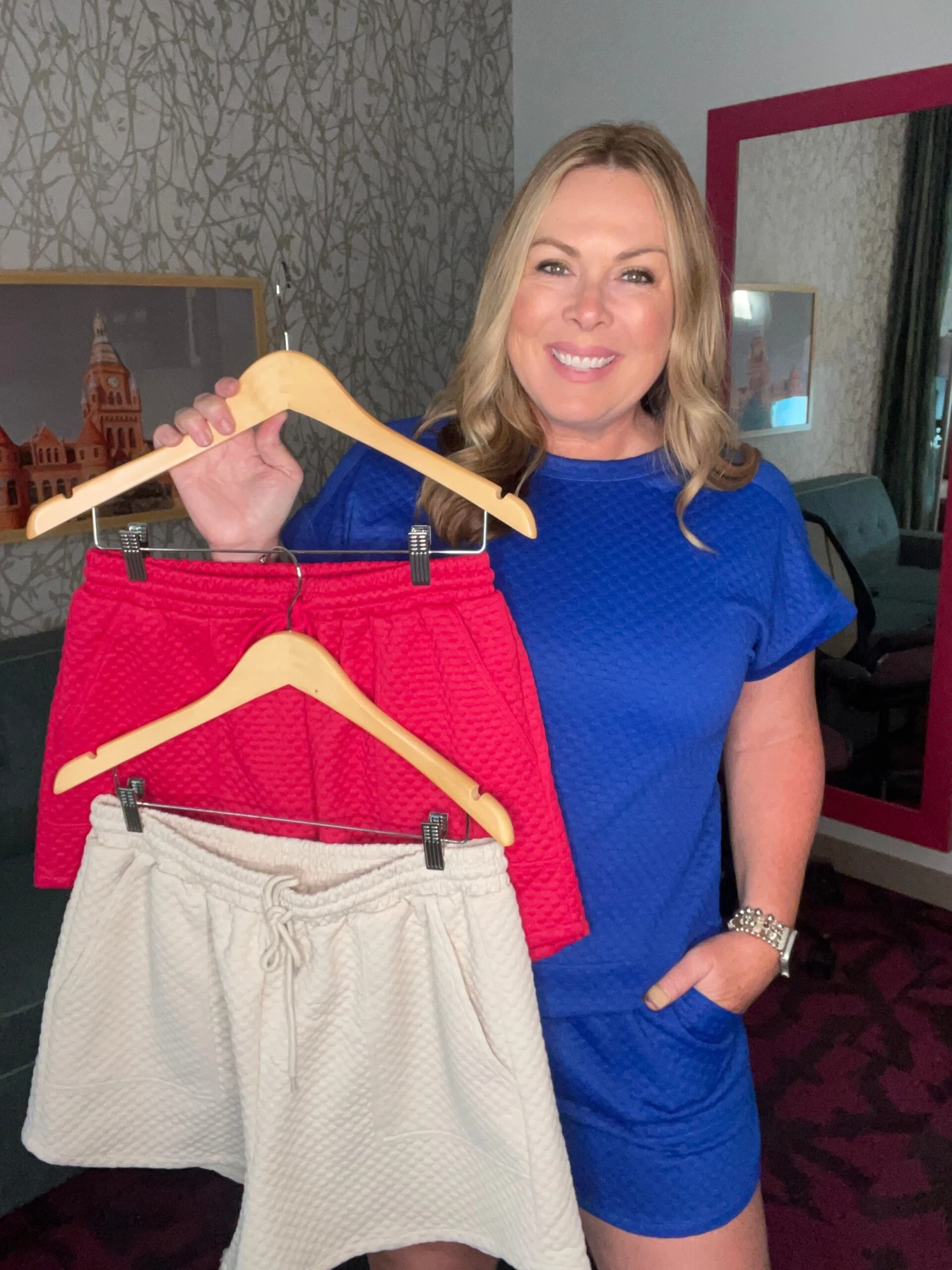 Embossed Drawstring Shorts | S - 3X Set W/ Sku53562 5 Embossed Drawstring Shorts | S - 3X Set W/ Sku53562 - Image 5