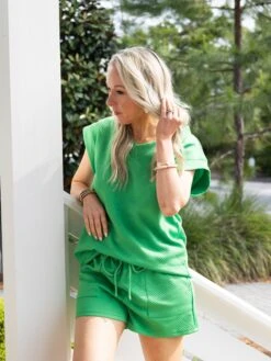 Textured Elastic Waistband Drawstring Shorts W/ Pockets | S - 3X Set W/ Sku51558 11 Textured Elastic Waistband Drawstring Shorts W/ Pockets | S - 3X Set W/ Sku51558 -Women Clothing Shop 3ef13e6a5cfee38c6358bf66c3f336a9