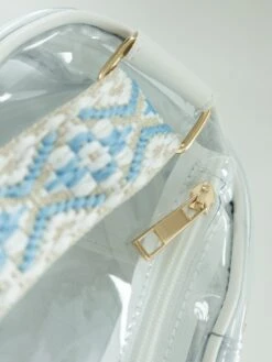 Zenana Clear Sling Bag With Guitar Strap *Final Sale* -Women Clothing Shop 3f59342780ae2e55986d91f6e9684134