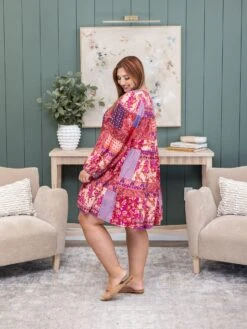 Boho Patchwork Print Baby Doll Dress | S-3XL -Women Clothing Shop 4010fa2f2b43a8123055885d615d1f1c