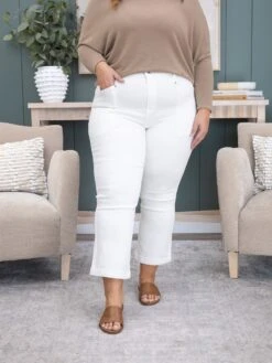 Mica Denim Super High Rise Patch Pocket Bootcut Jean | 0-15 -Women Clothing Shop 41284a73b7f47ba45f2128dca5975ceb